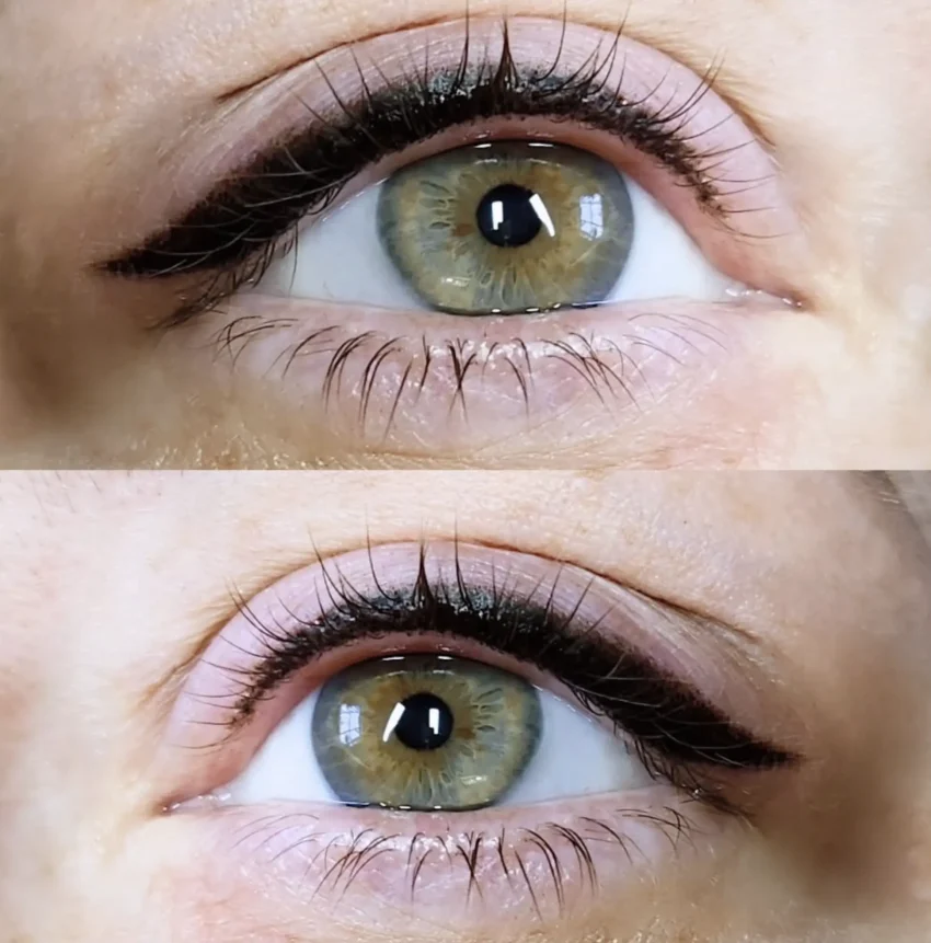 Can I wear contact lenses after eyeliner tattooing?