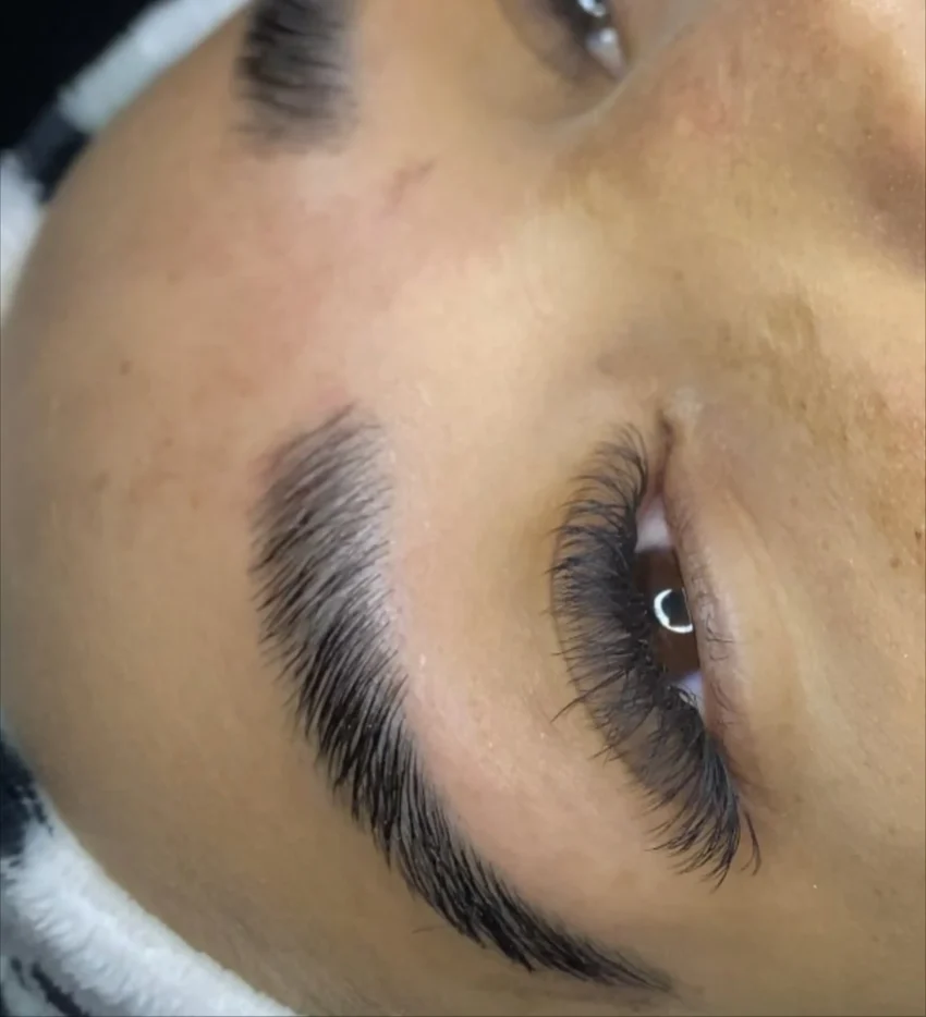 skip eyebrow tattoo touch-up